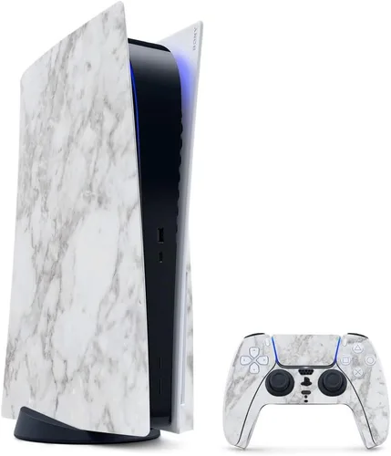 Vista 52 de MightySkins - Skin para juegos para PS5 / Playstation 5 Bundle – Mármol ámbar Envoltura protectora de vid Fácil de aplicar y cambiar