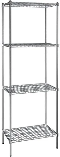 Vista 306 de Kit de 4 estantes de epoxi verde NSF de 21 x 72 pulgadas con postes de 86 pulgadas, estantería de almacenamiento resistente, kit de estantería