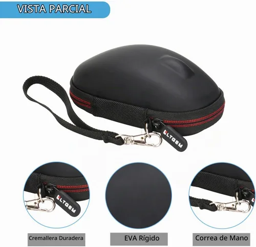 Vista 3 de LTGEM - Funda para ratón inalámbrico Logitech M720 Triathlon/M705 Marathon