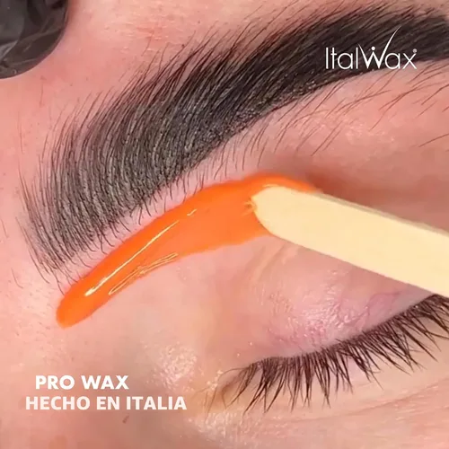 Vista 6 de Italwax Top Line Cera Dura Coral 1.65 lb (750g) – Textura Cremosa Naranja Intensa con Agarre Fuerte, Ideal para Bikini y Cabello Grueso, Aplicación
