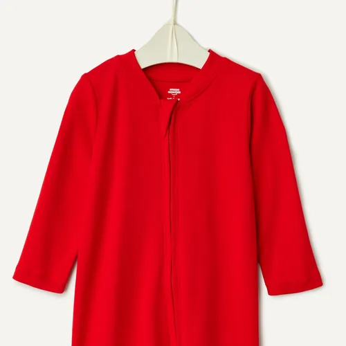 Vista 4 de Tienda Essentials x Sofia Grainge - Body unisex con pies de algodón para dormir y jugar, paquete de 2