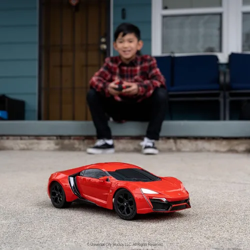 Vista 4 de Jada Toys - Fast & Furious 1:16 RC, Lykan Hypersport, Rojo