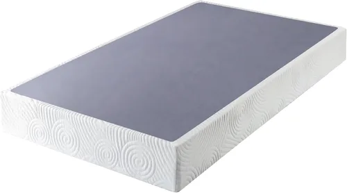 Vista 11 de Zinus Walter - Base de colchón inteligente de metal de perfil estándar / Base para colchón / Soporte de listones de madera / Montaje fácil 2-Blanco