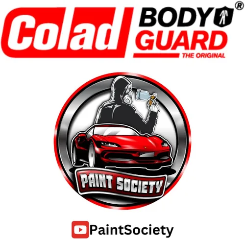Vista 8 de Colad X Paint Society BodyGuard - Traje de pintura antiestática reutilizable para automóviles o abrigo de laboratorio
