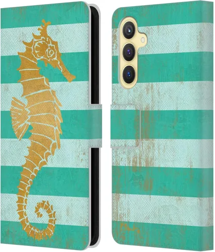Vista 17 de Head Case Designs Funda de piel con licencia oficial de Paul Brent Agate Mermaid Coastal compatible con Samsung Galaxy S23 FE 5G
