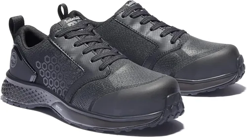 Vista 4 de Timberland PRO - Botas de trabajo para mujer, color negro y gris