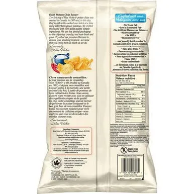 Vista 6 de Miss Vickies Kettle - Papas fritas con chile dulce cocido y crema agria, 200 g/ 7.1 oz {Importado de Canadá}