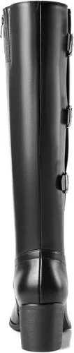 Vista 3 de ANN CREEK Botas de equitación con triple hebilla y diseño de moda 'Tarum' para mujer