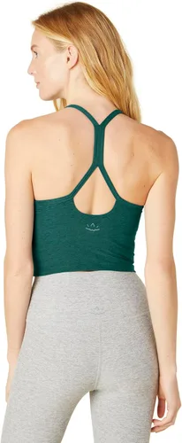 Vista 2 de Beyond Yoga Camiseta sin mangas de espalda cruzada delgada Spacedye para mujer