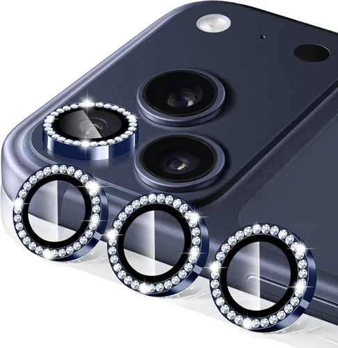 Vista 71 de Compatible con iPhone 13 Pro para iPhone 13 Pro Max, protector de lente de cámara antiarañazos, vidrio templado 9H, protector de cámara de metal a