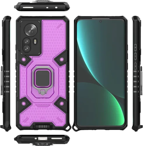 Vista 14 de Funda para 1+ Nord 2 5G, funda para OnePlus Nord 2 5G con funda de soporte, color azul