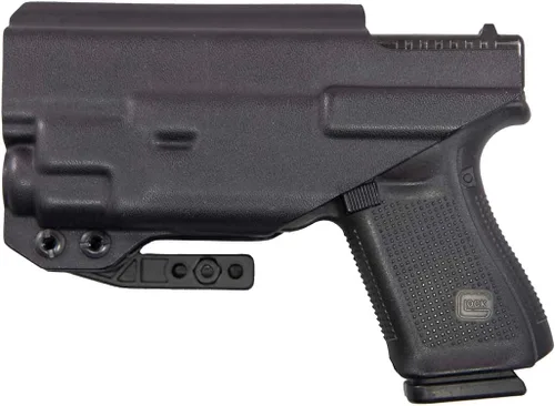 Vista 2 de FDO Industries IWB - Funda Kydex compatible con Glock 19, 23, 32 con TLR7 – Discreet Carry Concepts de 1.5 pulgadas, clip de engranaje monobloque