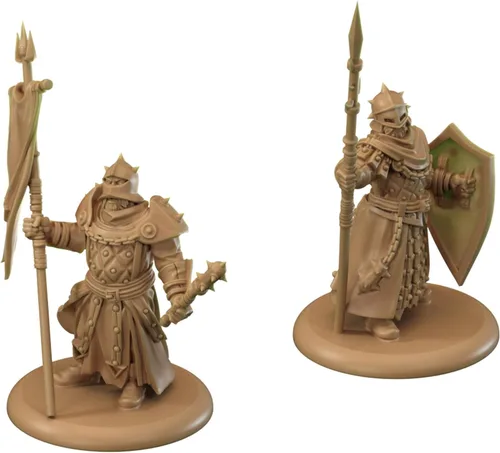 Vista 4 de Una canción de hielo y fuego juego de miniatura de mesa Dreadfort Spearmen caja de unidad – Lealtad forjada en el norte frígido, juego de estrategia