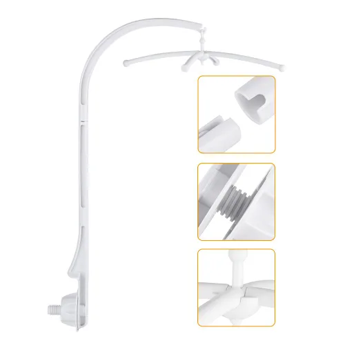 Vista 2 de Soporte de campana de cama móvil para cuna de bebé colgante para soporte de brazo