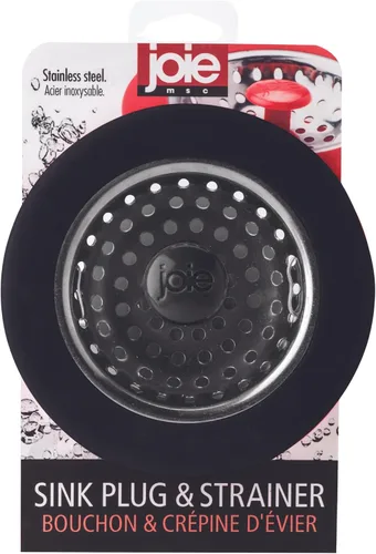 Vista 11 de Joie Flamingo - Cesta coladora para fregadero de cocina, se adapta a todos los fregaderos estándar, acero inoxidable, bonita cubierta de drenaje