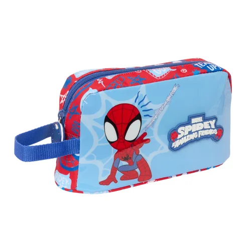 Vista 2 de Portameriendas Térmico Spider-Man Rescue Azul Rojo 21,5 x 12 x 6,5 cm