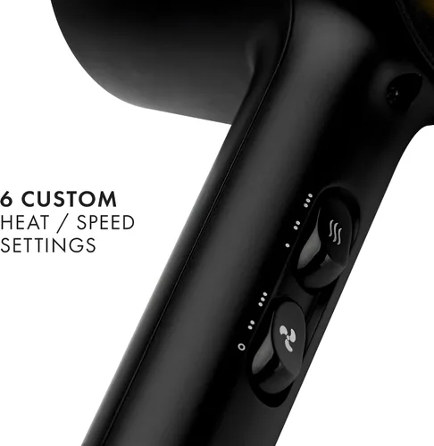 Vista 4 de Hot Tools Pro Artist Black Gold Quietair Power Dryer Potente experiencia de secado Zen