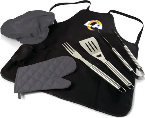 Vista 10 de Picnic TIME NFL BBQ Delantal Tote Pro Grill Set