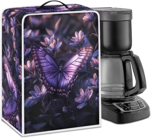 Vista 46 de Cubiertas antipolvo para máquina de café cruzado con bandera estadounidense, para mezclador, máquina de jugo, mantiene la cocina y la oficina