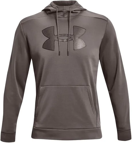 Vista 5 de Under Armour Sudadera con capucha de vellón ArmourFleece con logotipo grande para hombre