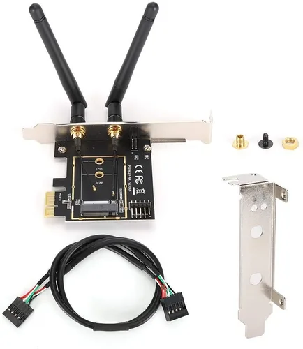 Vista 7 de PCI E al adaptador del módulo Bluetooth de NGFF M.2, llave A E adaptador, tarjeta de expansión de red para PC