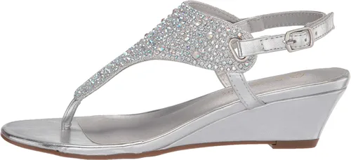 Vista 9 de DREAM PAIRS Sandalias Aditi de vestir de cuña baja para mujer.