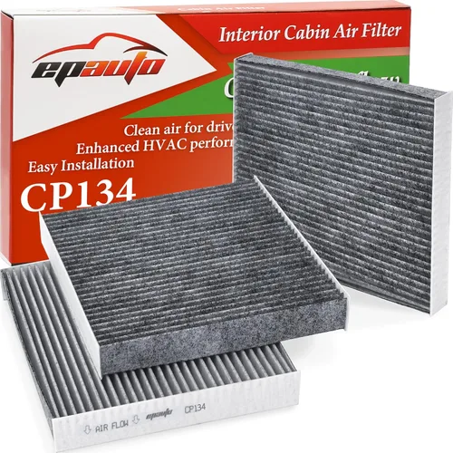 Vista 7 de EPAuto CP134 (CF10134) Filtro de aire de cabina premium incluye carbón activado