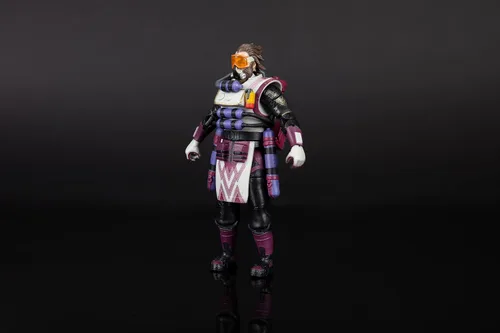 Vista 4 de Electronic Arts Apex Legends - Figura de acción cáustica coleccionable de 6 pulgadas, rara: piel geométrica de anomalías