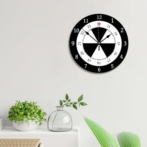 Vista 34 de Reloj de pared de guitarra acústica con aspecto de madera natural, reloj de madera rústico y elegante, 10 silenciosos, sin tictac, de cuarzo