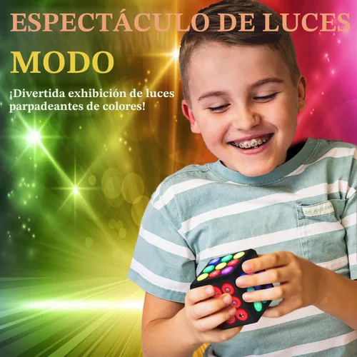 Vista 5 de PlayRoute Cubo electrónico de juego de memoria y cerebro – Divertidas ideas de regalo de juguete para niños y niñas de 6 a 12 años o más – Juguetes