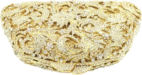 Vista 3 de Diamantes de imitación bolsos de noche para mujer embragues bolso cadena vestido de boda bolsos