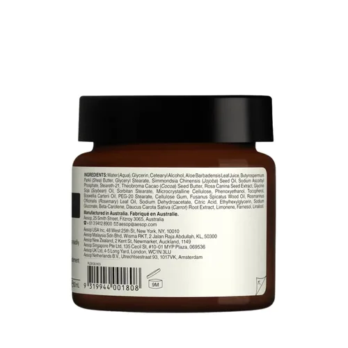 Vista 9 de Aesop Crema hidratante facial perfecta Hidratante facial con vitamina C y E para piel normal a seca Crema facial nutritiva diaria con acabado