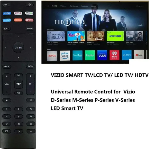 Vista 2 de Mando a distancia de repuesto compatible para VIZIO D, M, P, V, Series LED Smart TV D43fx-F4 D65x-G4 D43-F1 D50-F1 D55-F2 D60-F3 D65-F1 D70-F3