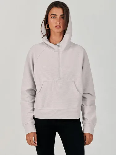 Vista 9 de ANRABESS Half Zip Sweatshirts Cropped Hoodies Fleece Womens Quarter Zip Up Pullover Sweaters Fall Outfits 2023 Winter Clothes