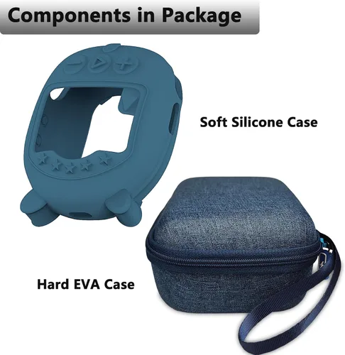 Vista 3 de Funda de silicona y funda rígida para altavoz Bluetooth JBL Clip 5 Azul