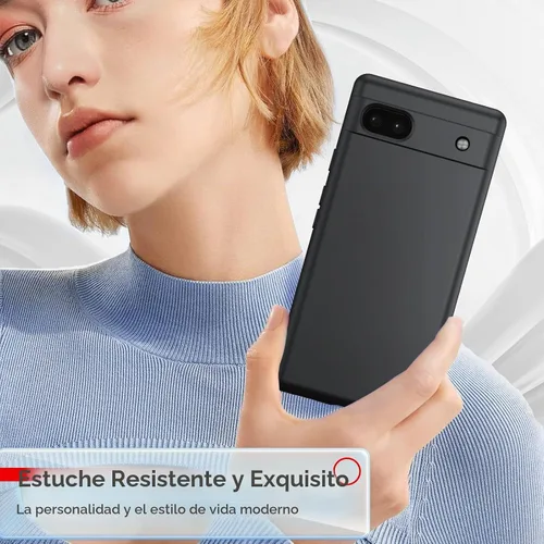 Vista 7 de LeYi Funda para Google Pixel 6A, Funda para Google Pixel 6A [6.1"] con Paquete de 2 Protectores de Pantalla de Vidrio Templado, Funda de Silicona