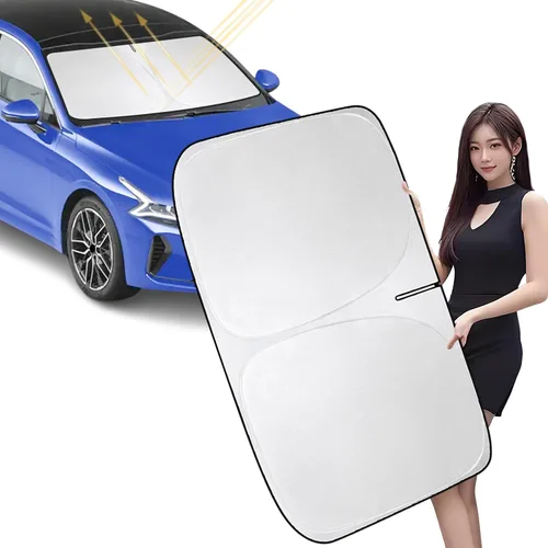 Vista 18 de Parasol para parabrisas de automóvil para bloquear los rayos UV, protector de visera solar, parasol para ventana delantera compatible con Bronco 2/4