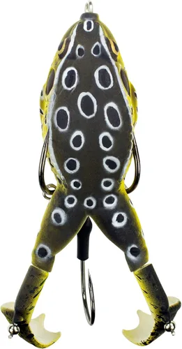 Vista 13 de LUNKERHUNT - Cebo de rana para pesca de lubina Rana de cuerpo suave y hueco sin enganches para pesca de lubina y trucha Señuelo de rana realista