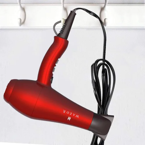 Vista 6 de Wazor Secador de pelo infrarrojo ligero con difusor 1875 W profesional negativo iónico secador de pelo potente de cerámica con concentrador, nariz