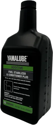 Vista 7 de Cyclemax Paquete de cuatro para estabilizador y acondicionador de combustible Yamaha Plus ACC-FSTAB-PL-32 contiene cuatro cuartos y un embudo