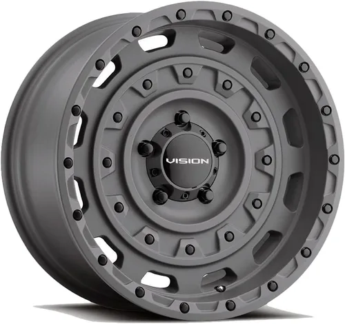Vista 4 de Vision 403 Tactical Thrashed Gun Metal 20X9.5 5x5 5x127 ET-18 Rueda/Llanta