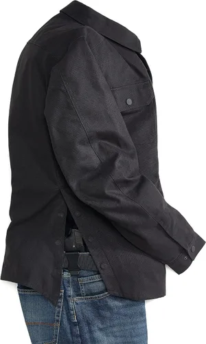 Vista 3 de Venado Chaqueta de lona de dibujo rápido para hombre