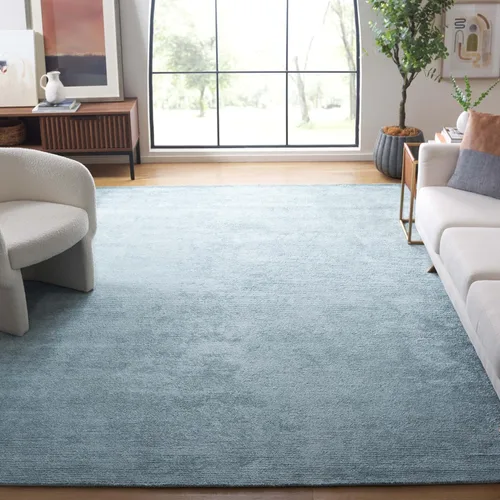 Vista 19 de SAFAVIEH Himalaya Collection - Alfombra de pasillo, 2 pies 3 pulgadas x 6 pies, beige, hecha a mano de lana y viscosa, ideal para zonas de alto