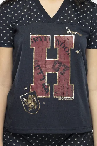 Vista 4 de Harry Potter H is for Harry Gryffindor Athletic camisa y pantalones 2 PC pijama