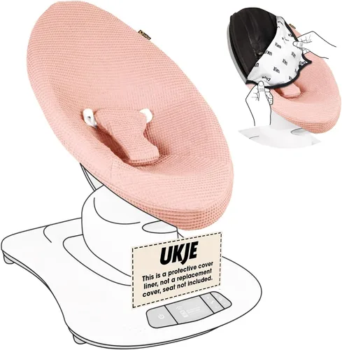 Vista 8 de UKJE Funda protectora para bebé compatible con MamaRoo 4 Old Model Before 2022 de 4moms, suave y lavable para columpio de bebé, se adapta a Mama Roo