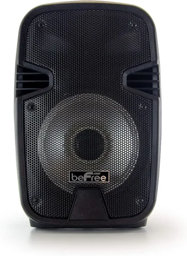 Vista 2 de beFree Sound Altavoz portátil del partido de Bluetooth de 8 pulgadas con USB, SD y luces reactivas