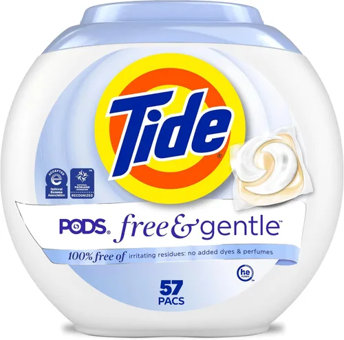 Vista 18 de Tide PODS - Cápsulas de jabón de detergente libre y suave, 76