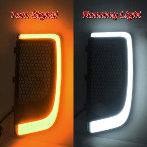 Vista 4 de Protector de motor para parrillas, carenado de pierna, luz LED de señal de giro compatible con Harley Touring Street Glide Road Glide Electra Glide