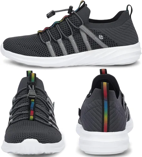 Vista 6 de VIFUUR Zapatos de agua para hombre y mujer, zapatos deportivos para playa, surf, caminar, kayak, barco, piscina