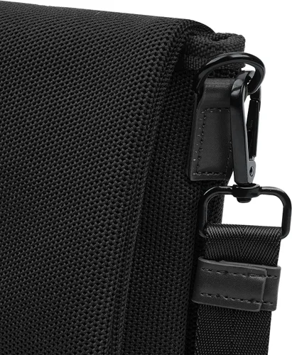 Vista 8 de Croogo Bolso bandolera casual para mujer, bolso de mensajero lateral antirrobo, bolso bandolera de moda para hombre, bolsa de viaje